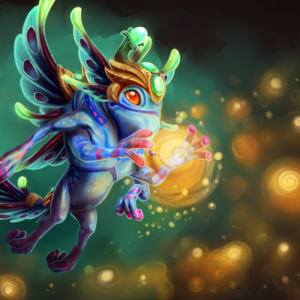 Loading Screen of the Ethereal Monarch