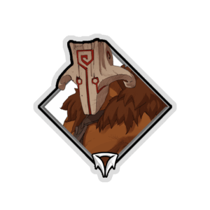 Gold Crownfall Sticker - Juggernaut
