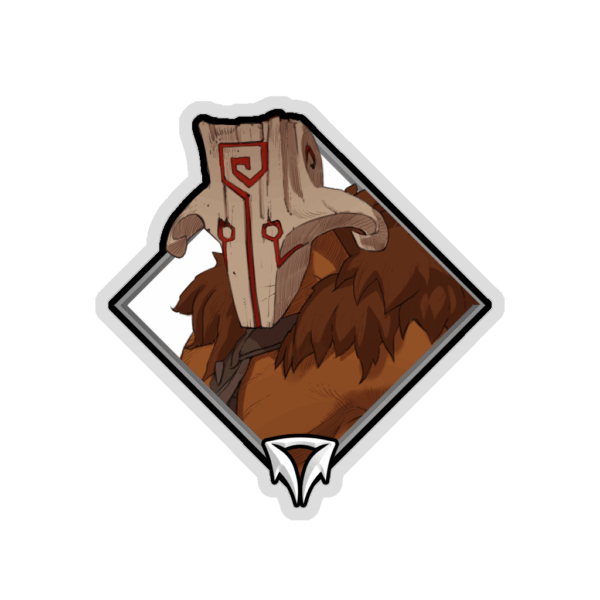 Gold Crownfall Sticker - Juggernaut