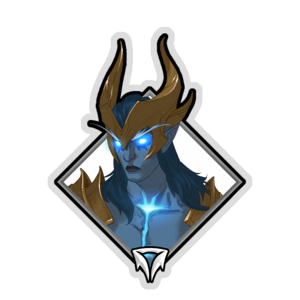 Holo Crownfall Sticker - Dragonus