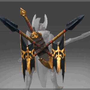 Inscribed Arms of the Onyx Crucible War Banners