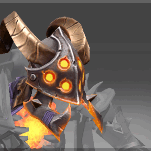 Inscribed Scorched Fletcher Helm