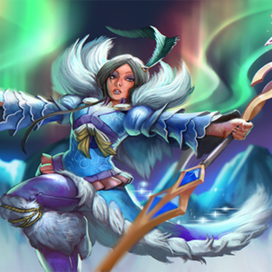 Lady of the Lumini Polare Loading Screen