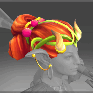 Auspicious Araceae's Tribute Hair