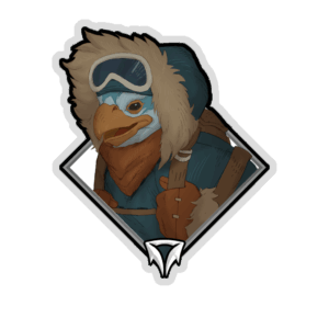Crownfall Sticker - Kez (Parka)