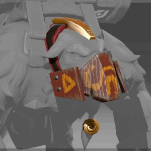 Cursed Golden Reel Guardian Helmet