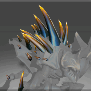 Frozen Spines of the Predator