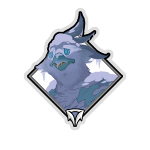 Glitter Crownfall Sticker - Bakeet (Frozen)