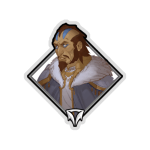 Glitter Crownfall Sticker - Idrix