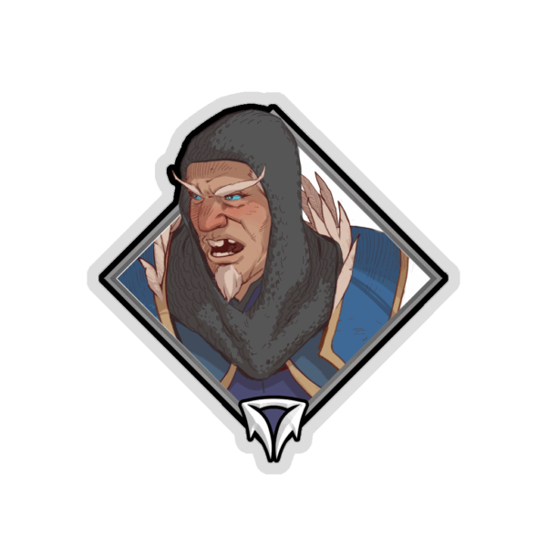Glitter Crownfall Sticker - Midgate Guard