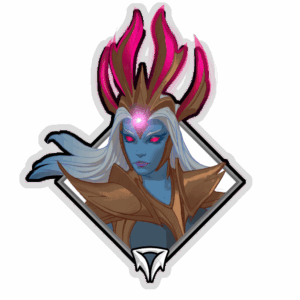 Glitter Crownfall Sticker - Shen