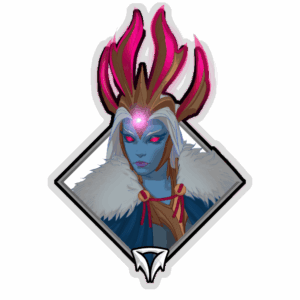 Glitter Crownfall Sticker - Shen (Parka)