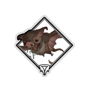 Glitter Crownfall Sticker - Snotty