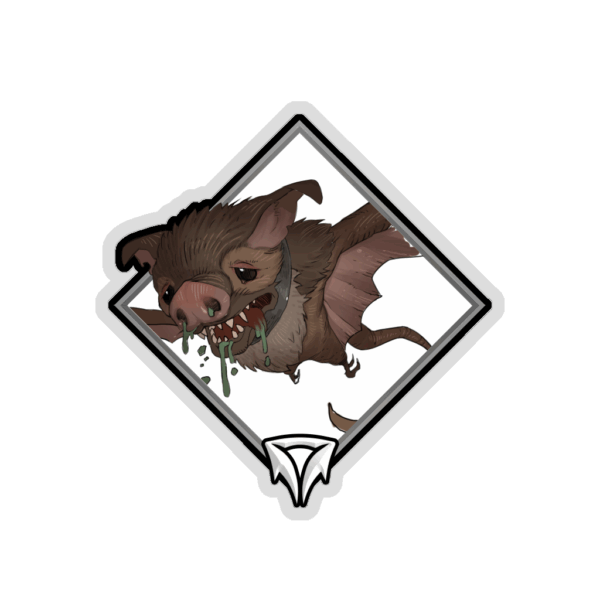 Glitter Crownfall Sticker - Snotty