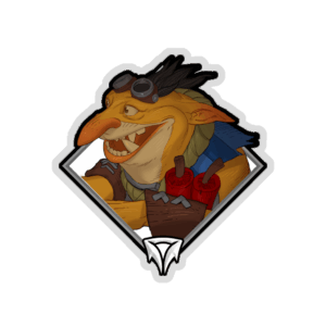 Glitter Crownfall Sticker - Spleen