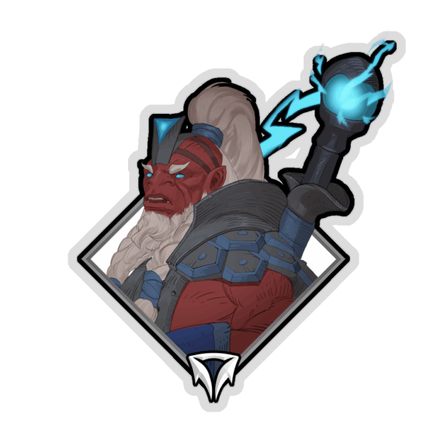 Holo Crownfall Sticker - Disruptor