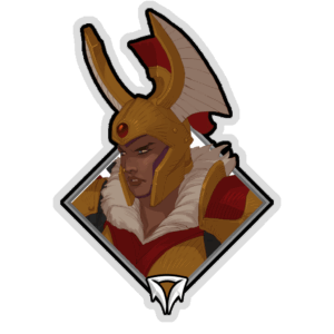 Holo Crownfall Sticker - Legion Commander