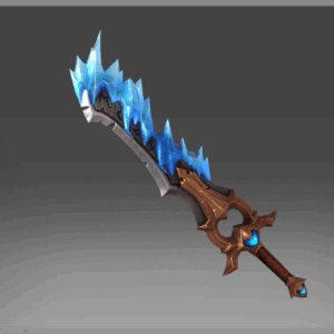Inscribed Blade of the Guardian of the Sapphire Flame