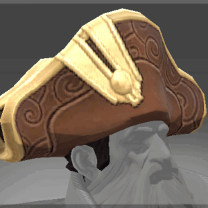 Inscribed Commodore's Bicorne