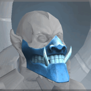 Inscribed Frozen Emperor's Demon Mask
