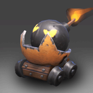 Inscribed Powdersled Rookery Bomb