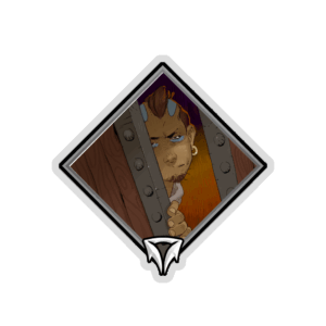 Crownfall Sticker - Blueheart Disciple