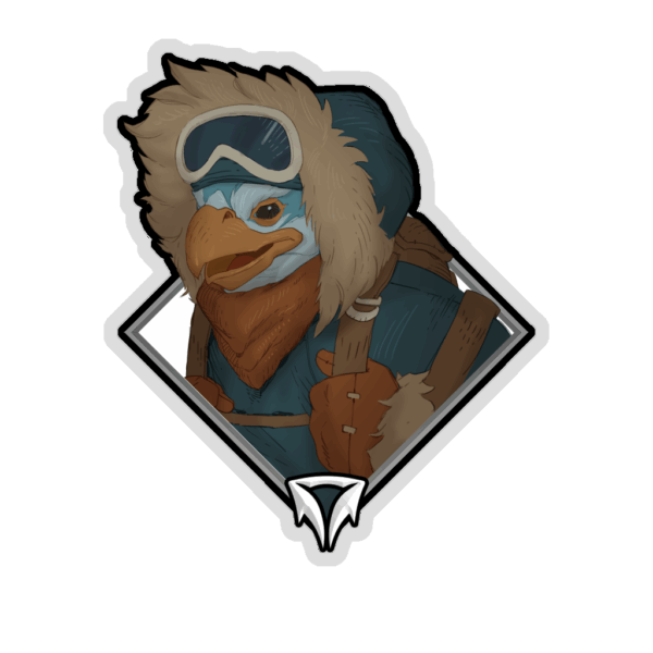Crownfall Sticker - Kez (Parka)