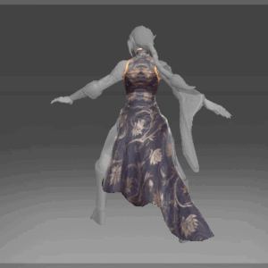 Dress of the Onyx Lotus