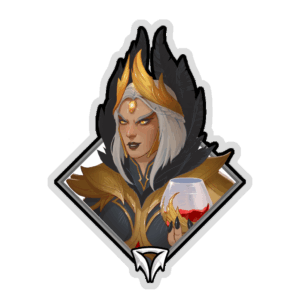 Glitter Crownfall Sticker - Imperia