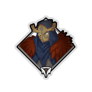 Glitter Crownfall Sticker - Serina