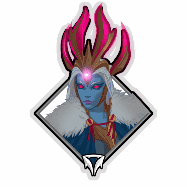 Glitter Crownfall Sticker - Shen (Parka)