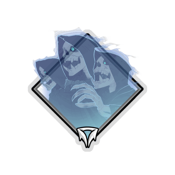 Glitter Crownfall Sticker - Skeleton Ancestors
