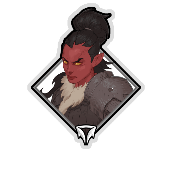 Glitter Crownfall Sticker - Sorla Khan