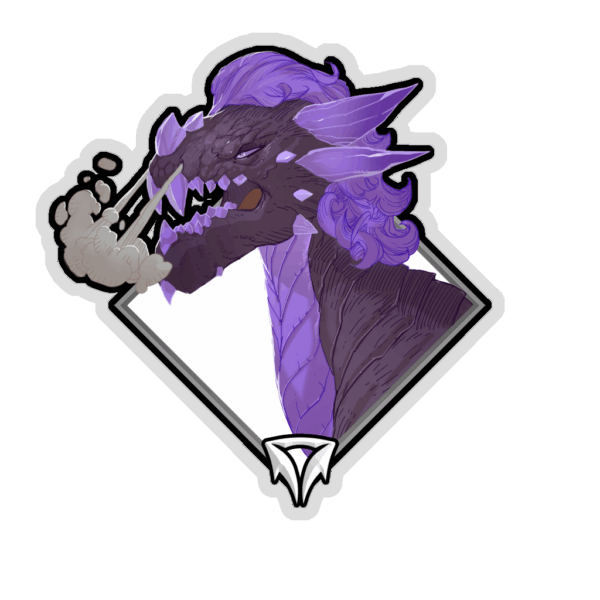 Gold Crownfall Sticker - Zaug's Mother