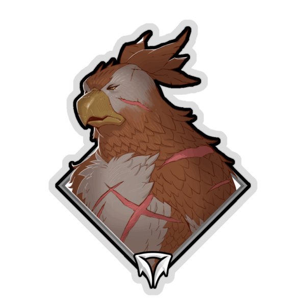 Holo Crownfall Sticker - Gralla