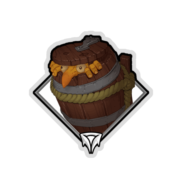 Holo Crownfall Sticker - Spoon