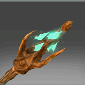 Inscribed Enchanted Manglewood Staff