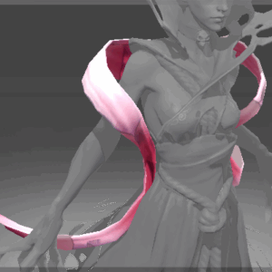 Inscribed Fatal Blossom Scarf