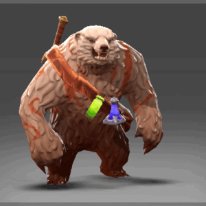 Inscribed Virtus Werebear