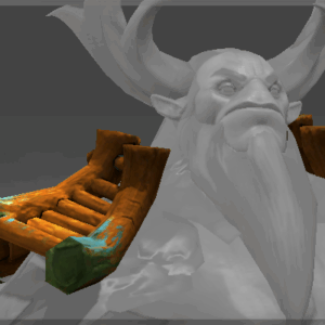 Flared Wooden Crest