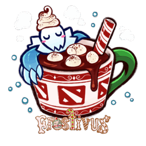 Frostivus 2023 Sticker - Ancient Chocolate