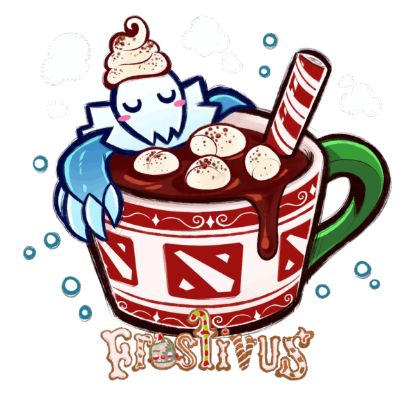 Frostivus 2023 Sticker - Ancient Chocolate