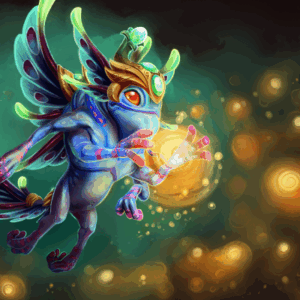 Loading Screen of the Ethereal Monarch