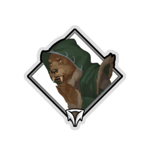 Gold Crownfall Sticker - Brother Terrence