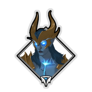 Holo Crownfall Sticker - Dragonus