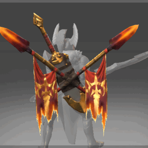 Inscribed Compendium Arms of the Onyx Crucible War Banners