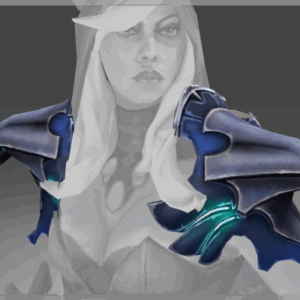 Complete Algid Falcon Pauldron