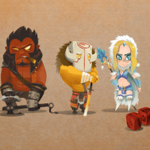 Genuine Three Heroes Loading Screen