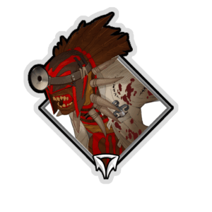 Glitter Crownfall Sticker - Bloodseeker