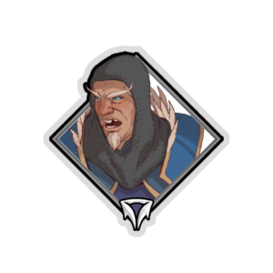 Gold Crownfall Sticker - Midgate Guard